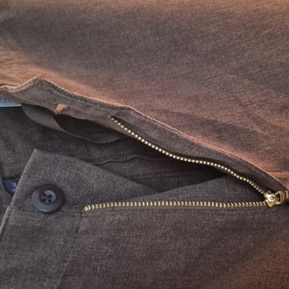 NWT Patagonia Brown Wide Leg Aviatrix Hemp Back Side Pockets Drawstring Sz 12 - Picture 6 of 8